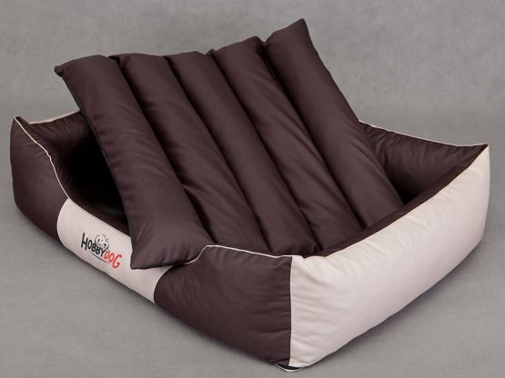 Hobbydog Cordura Comfort Dog Bed, Large, Brown/Beige - Image 4