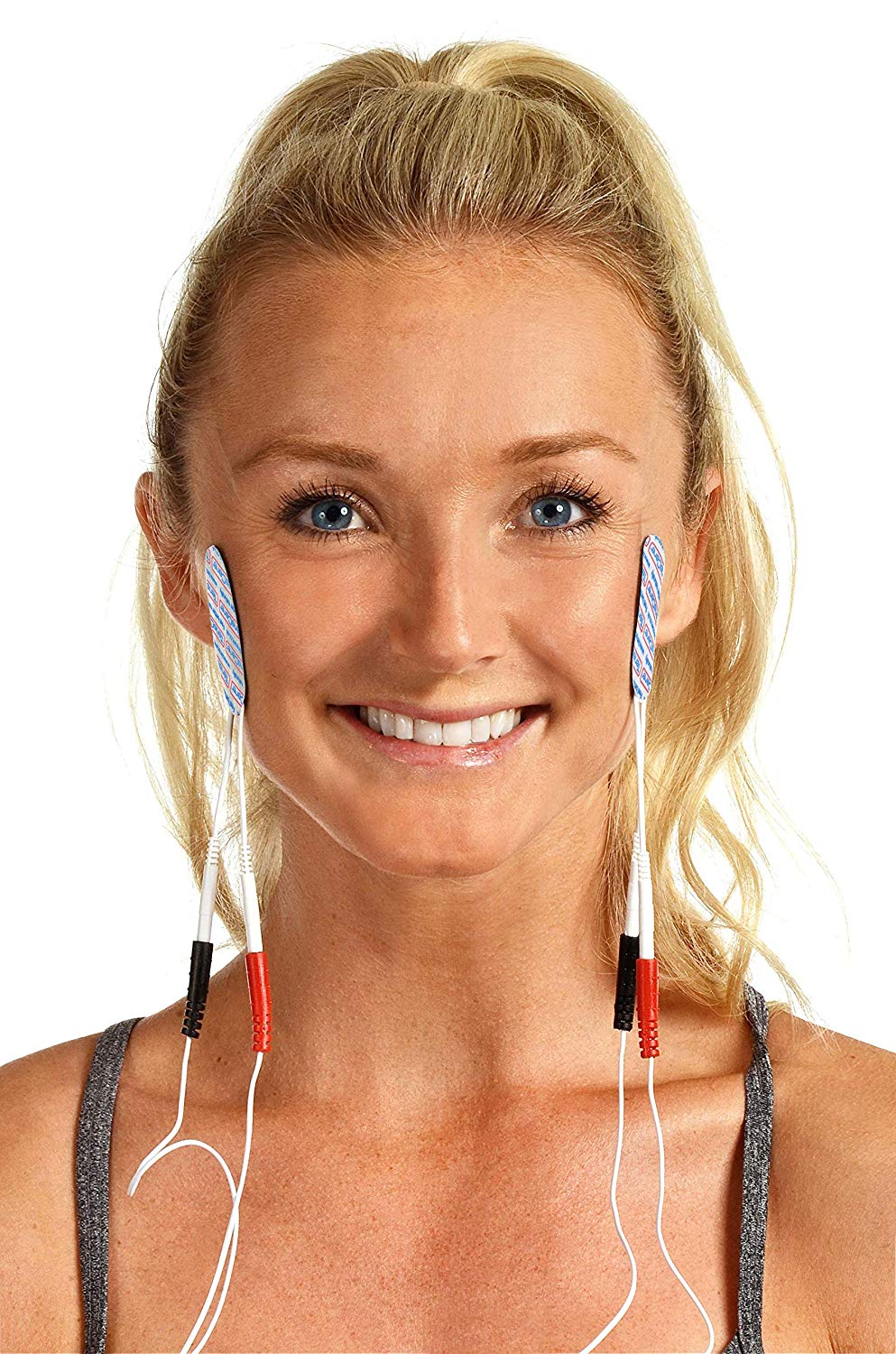TensCare Face electrode pads - 4 Reusable works (Firming, lifting and reducing wrinkles) - Image 3