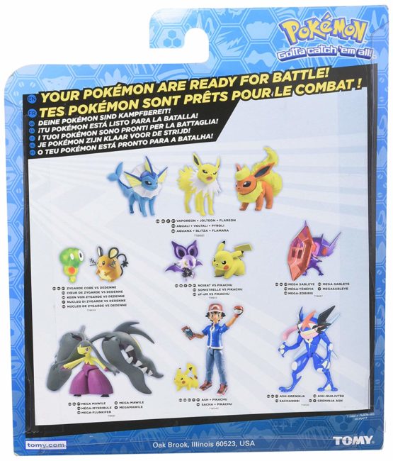 Pokemon Battle Pose Figures (Pack of 3), Assorted - Image 2