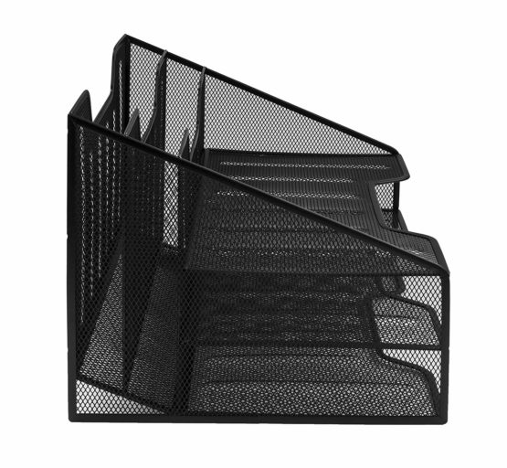 Osco WMFO-BLK Wire Mesh File Organiser - Black - Image 4