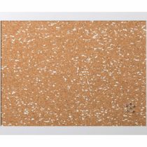 Bi-Office Cork Memo Board B & W with White EVA Inserts White MDF Picture Frame 60 x 45 cm