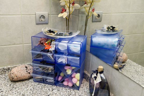 File 2000 6702 CSTP – Large 2 Drawer Cube Organizer in Glass - Image 3