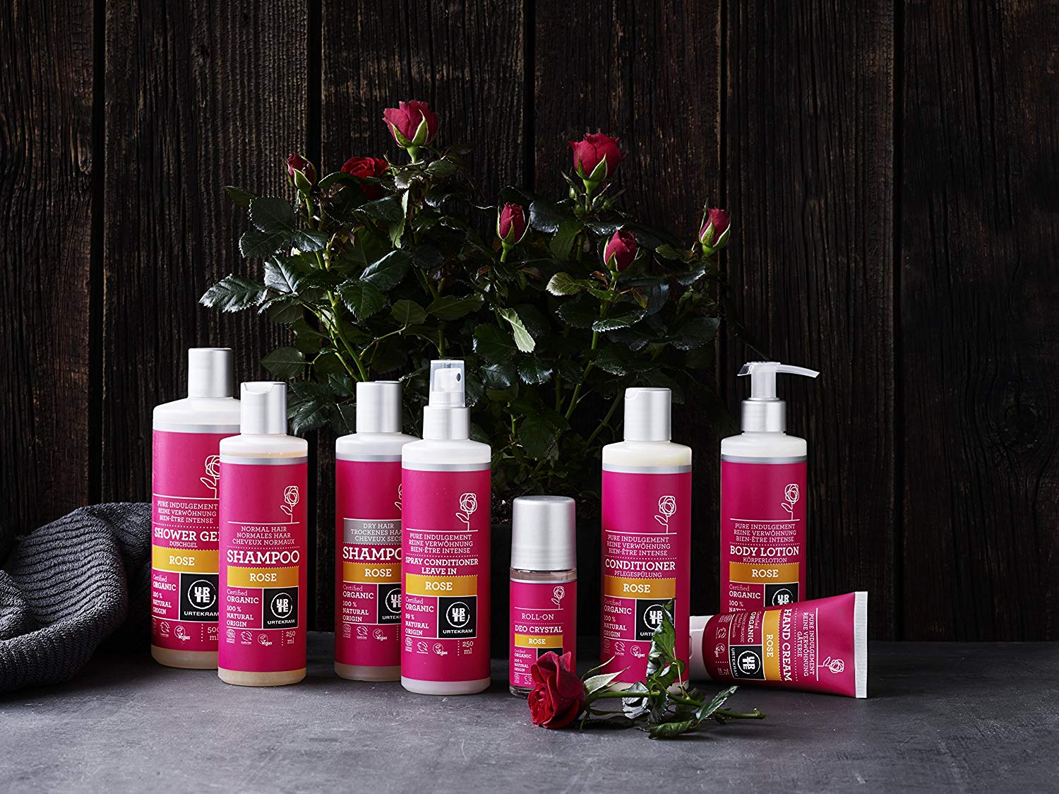 Urtekram - Urtekram Moisturizing Rose Shampoo for Normal Hair - 500ml, 500 ml (Pack of 1) - Image 3