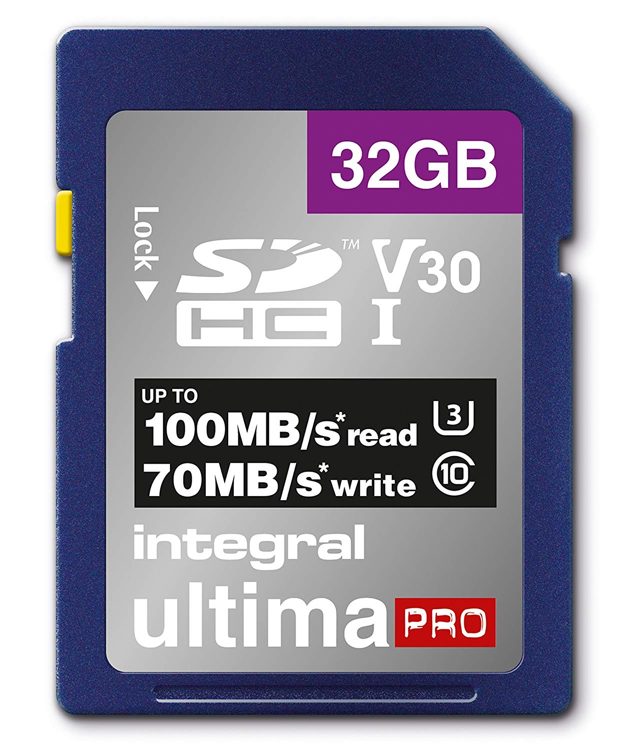 Integral 32GB SD Card 4K Ultra-HD Video Premium High Speed Memory Card SDXC Up to 100MB/s SDXC V30 UHS-I U3 Class 10 SD Memory Card - Image 2