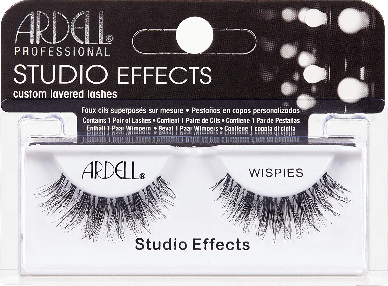 Ardell Studio Effects Wispies, Black, 2 count (Pack of 1)