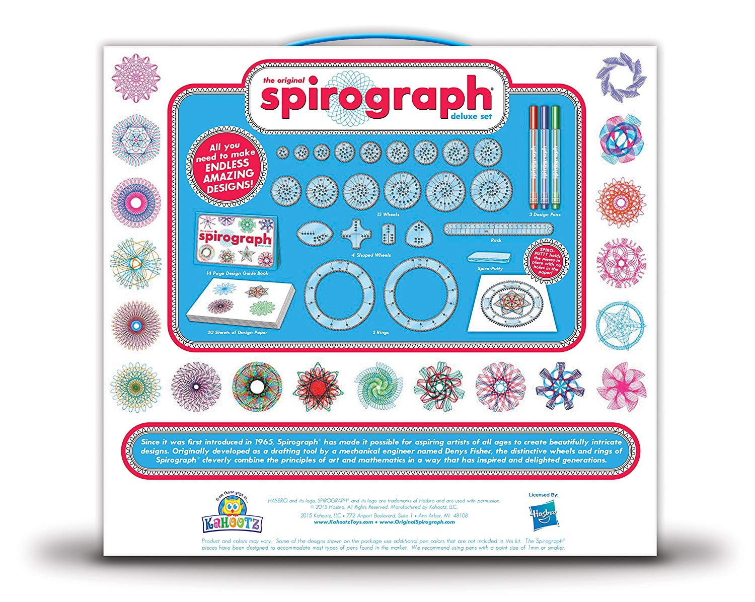 Spirograph KAHOOTZ Deluxe Set-, Other, Multicoloured, Multi-colored - Image 3