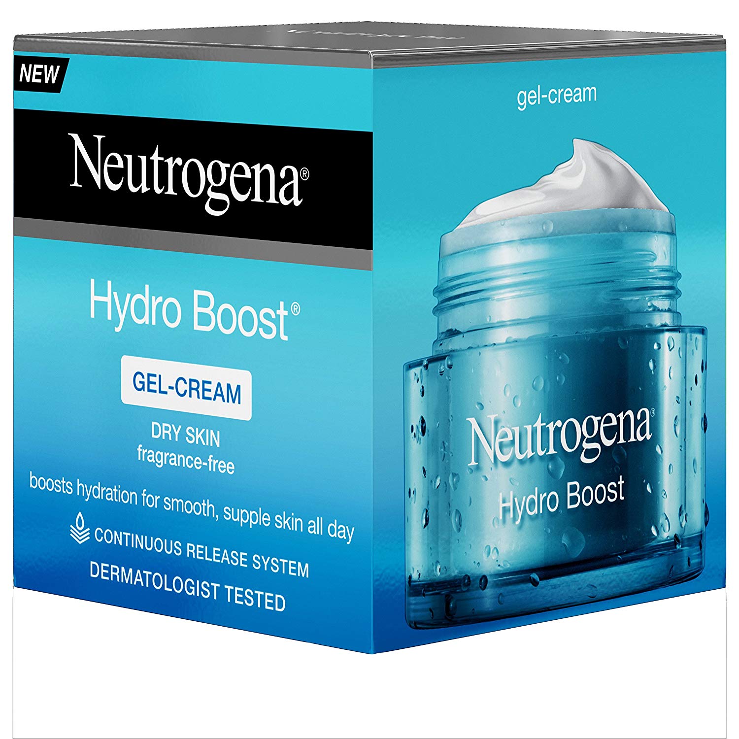 Neutrogena Hydro Boost Gel Face Cream (1 x 50ml), Intensively Hydrating Gel Cream with Hyaluronic Acid and Ceramides - Image 4