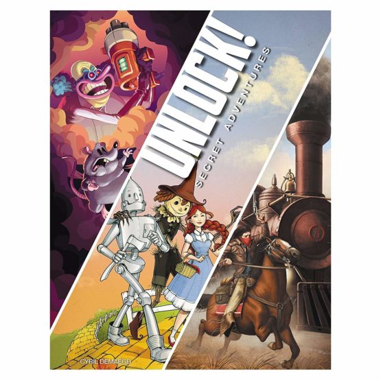 Space Cowboys ASMSCUNLOCK01EN Unlock 3! Secret Adventures - Escape Room Game - Multi-Colour