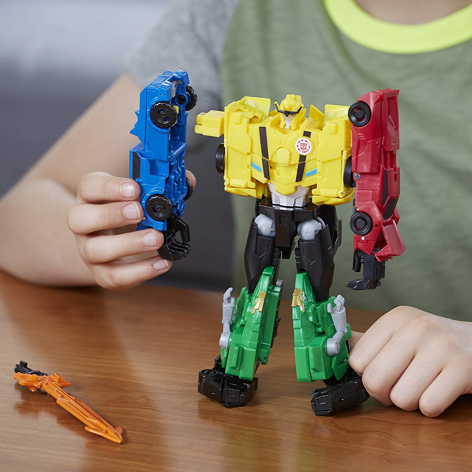 Transformers Robots in Disguise Combiner Force Team Ultra Bee Figure, Yellow, Deluxe (12 inches) - Image 4