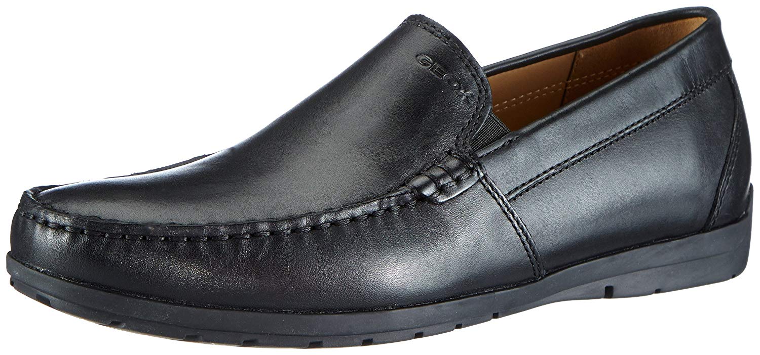 Geox U Siron W C - Smooth Leather Men's Loafers