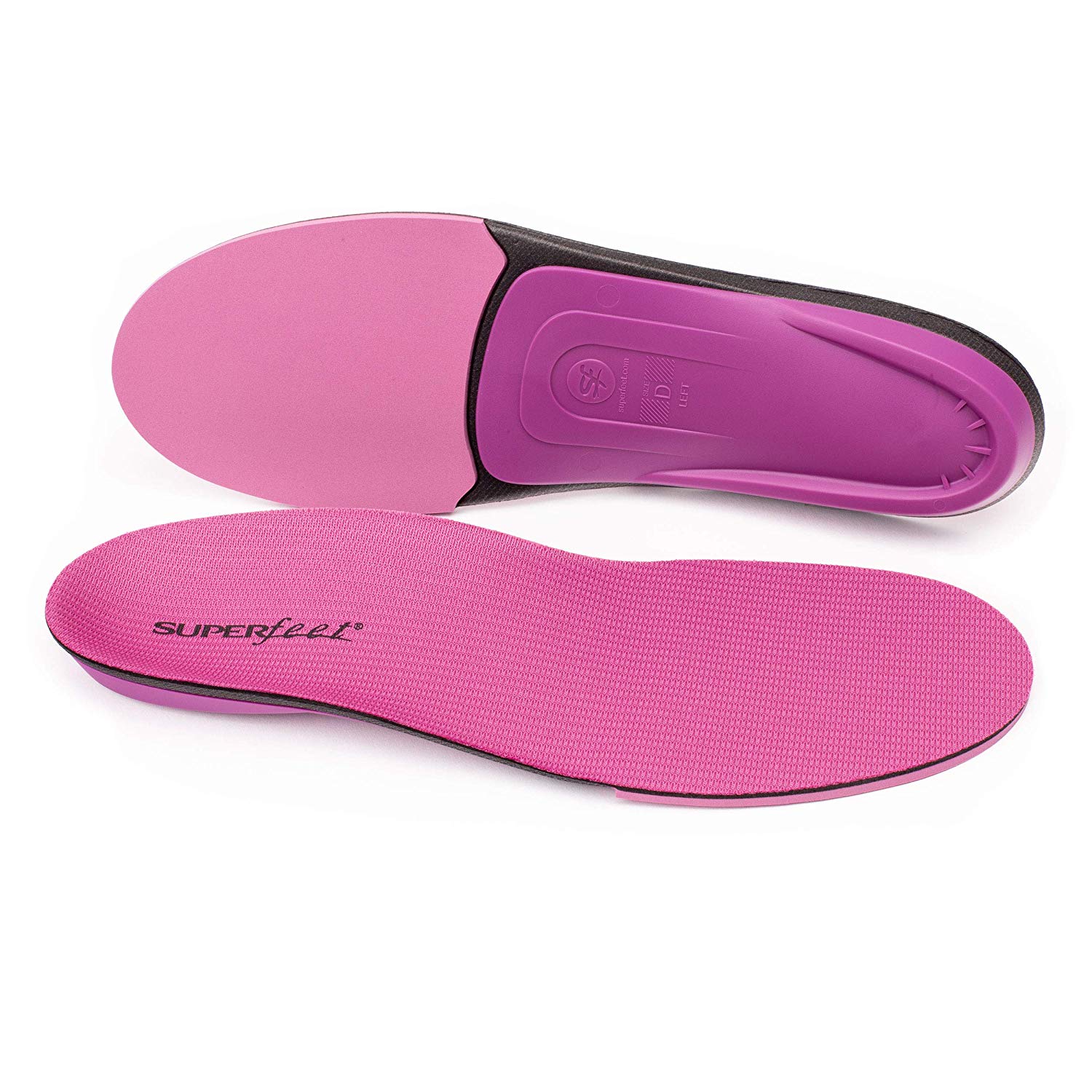 Superfeet - All-Purpose Women's High Impact Support Insoles - Arch Support for Women's Running Shoes, UK 6 - 7.5