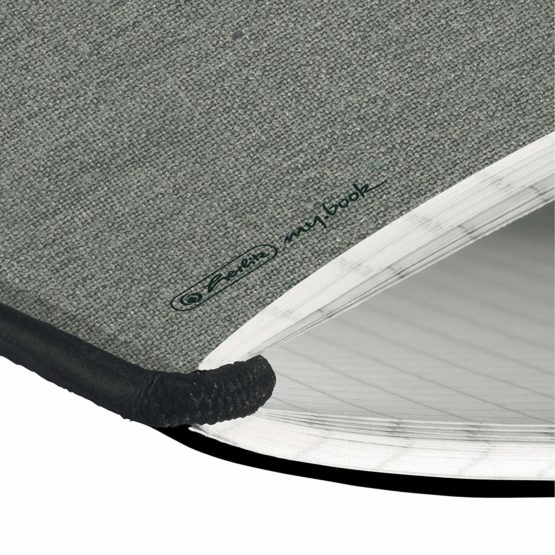 Herlitz A4 My Book Flex Canvas Cover Notebook - Black - Image 3
