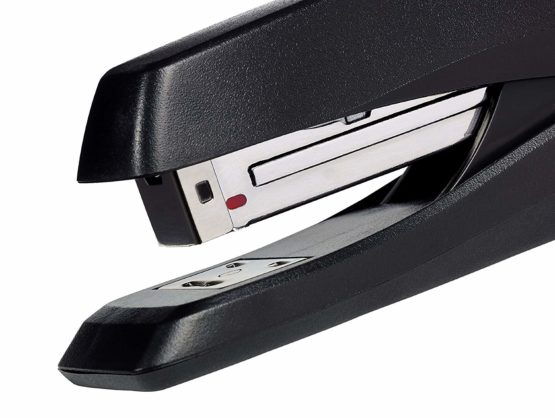 Rexel Ecodesk Half Strip Stapler, 20 Sheet Capacity, Made from Recycled Plastic, Uses 24/6 and 26/6/ Staples, Black, 2100029 - Image 2