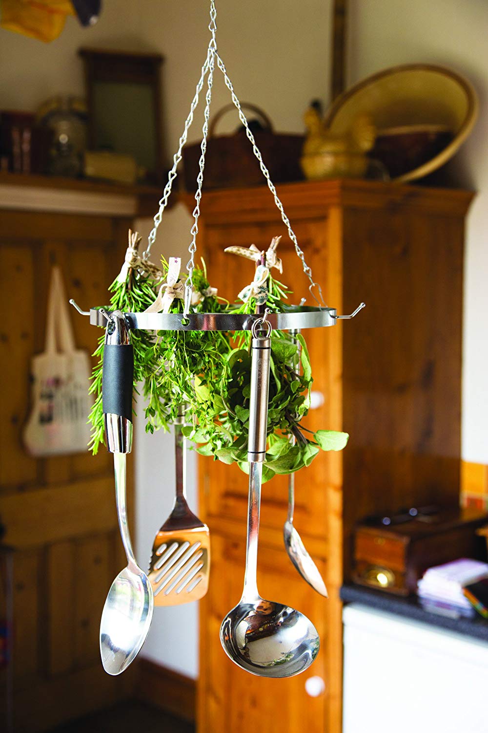 KitchenCraft KCHMRACK Home Made Herb Drying Rack, Silver - Image 3