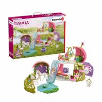 Schleich bayala 42445 Glittering flower house with unicorns, lake and stable