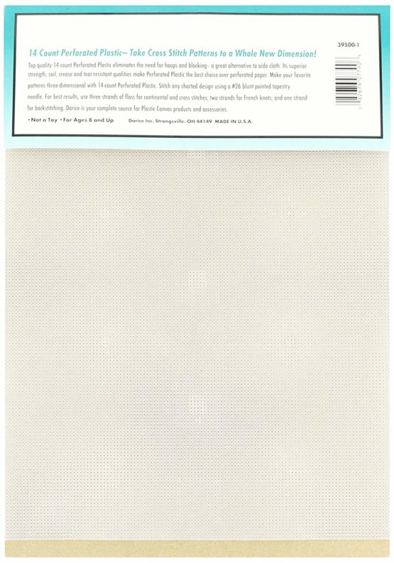 Darice Plastic Canvas Perforated Clear, 2 Pack, 29.97 x 21.08 x 0.03 cm - Image 2