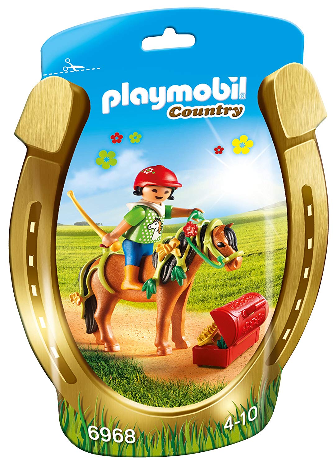 Playmobil 6968 Collectable Groomer with Bloom Pony, Fun Imaginative Role-Play, PlaySets Suitable for Children Ages 4+
