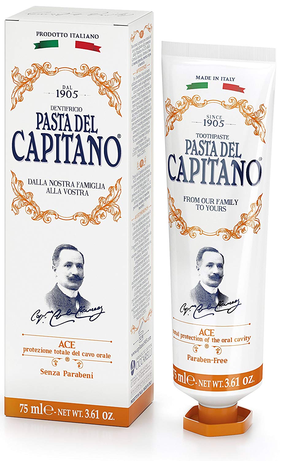 Pasta del Capitano 1905 ACE Toothpaste, 75 ml, 75 ml (Pack of 1) - Image 4