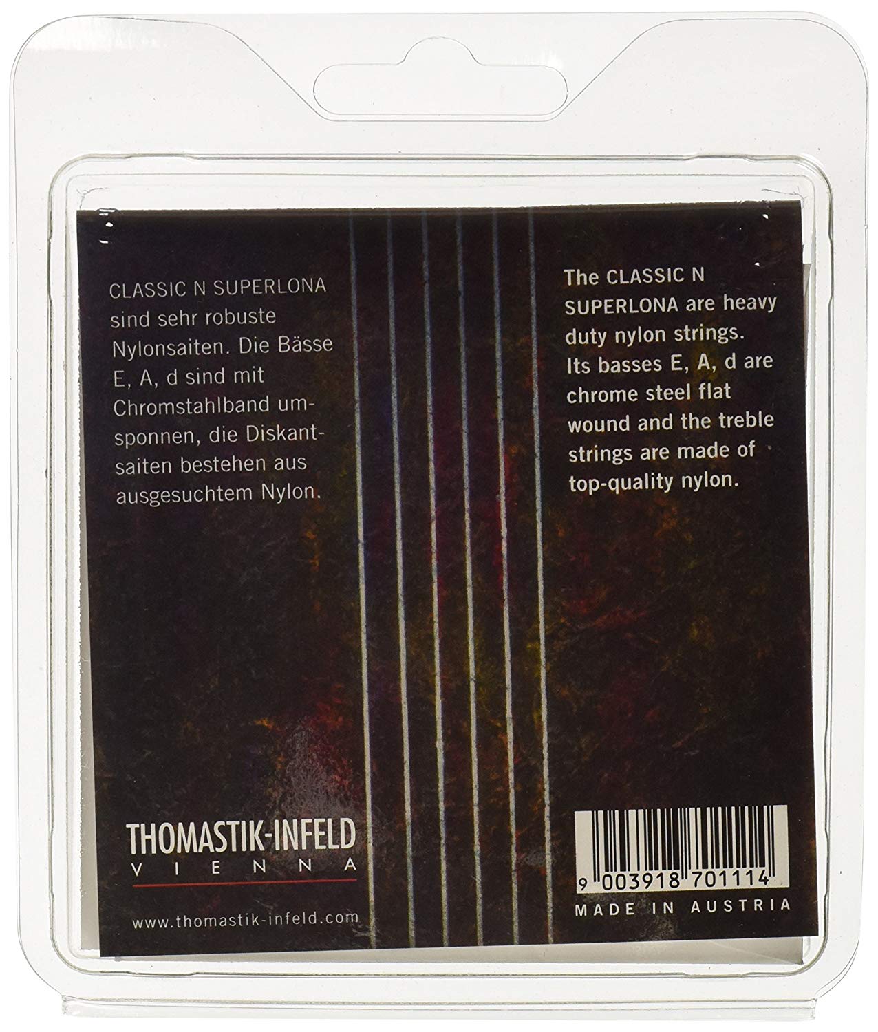 Thomastik Saiten für Klassik-Gitarre Classic N Series Satz Superlona Light CF128 Flatwound, silver, Satz CF128 - Image 2