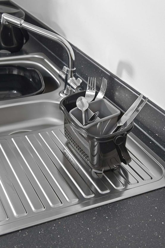 ADDIS 516436 Sink Caddy, Black/Grey - Image 2