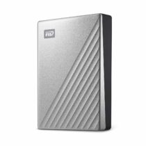 WD 4 TB My Passport Ultra, Portable Hard Drive with Password Protection and Auto Backup Software, USB-C ready - Silver - Works with PC, Xbox X, Xbox S, PS4 and PS5