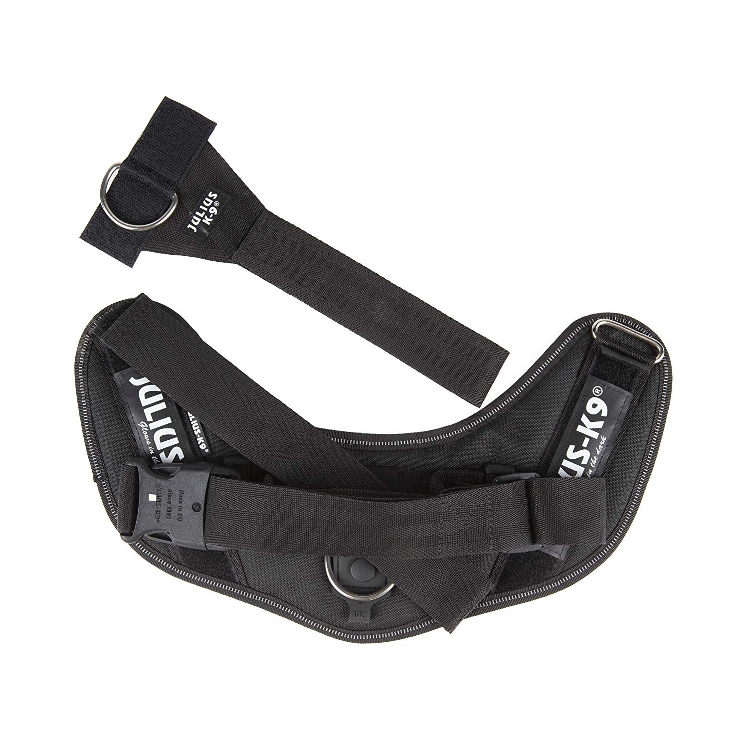Julius-K9 Idc Dog Harness with Front Control Belt, Black, L/1 - Image 4
