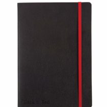 Black n' Red A5 Soft Cover Journal - Ruled with Numbered Pages