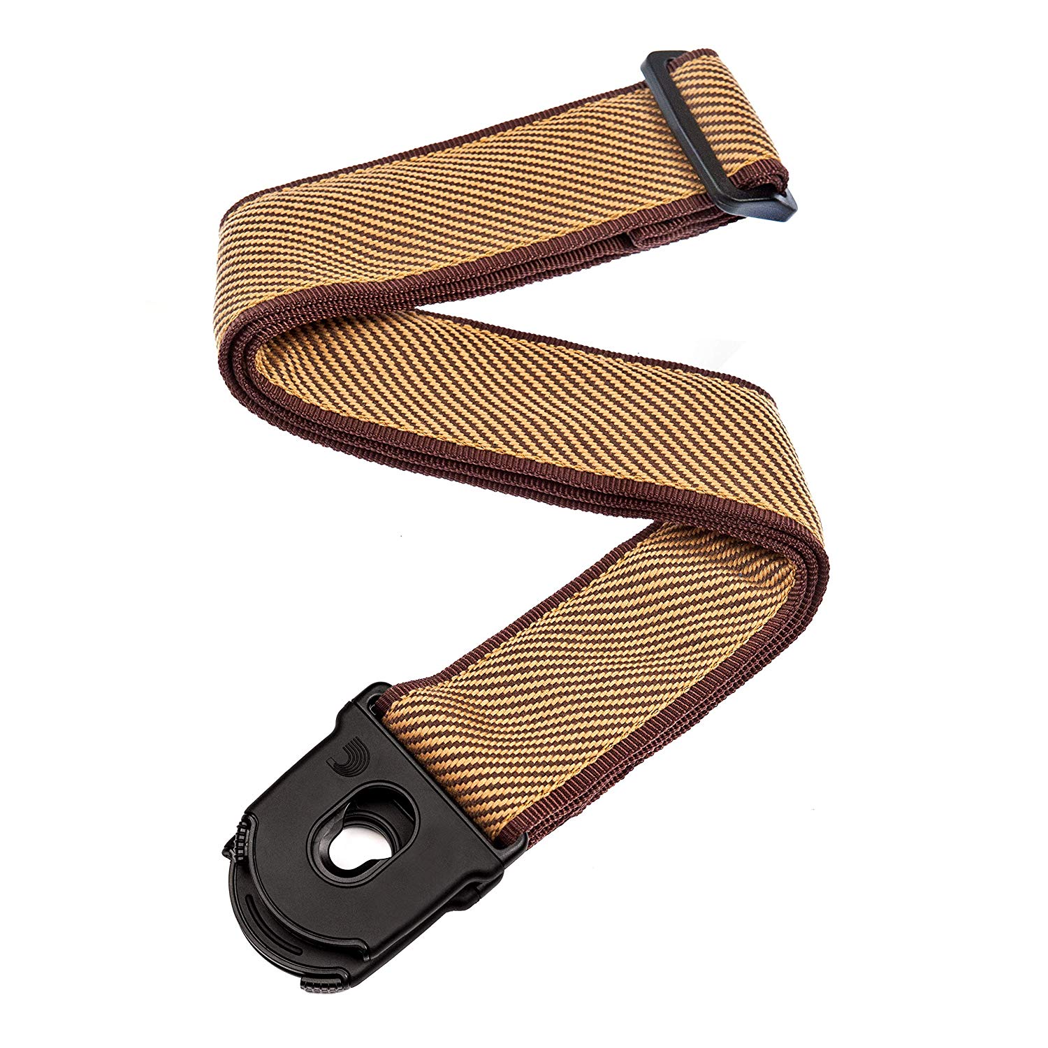 Planet Waves Planet Lock Guitar Strap - Tweed, Brown, 51.0 in*2.5 in*0.13 in
