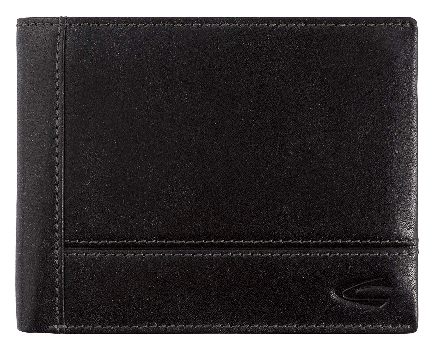 camel active Tokyo Coin Pouch, 12 cm, Black (Schwarz), 12 centimeters