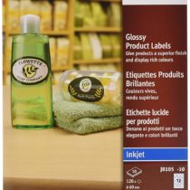 Glossy Product Labels, round, Ø 60 mm Ref J8105-10 [120 labels]