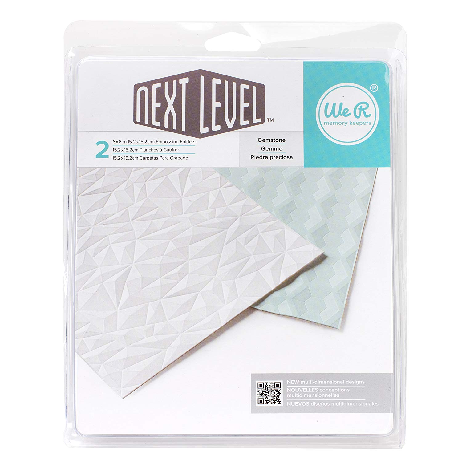 We R Memory Keepers Next Level Embossing Folder Gemstone BigaMart