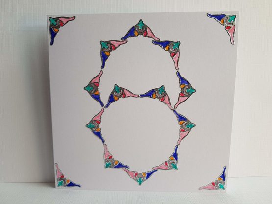 Peel Off Stickers Small Corners Stickers 1021, Multicoloured, 23 x 10 x 1 cm - Image 3