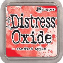 Ranger Tim Holtz Distress Oxide Pad-Candied Apple, Synthetic Material, Red, 7.5 x 7.5 x 1.9 cm