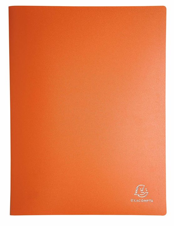 Exacompta Semi-Rigid PP Display Book, A4, 20 Pockets - Assorted Colours, Pack of 10 - Image 4