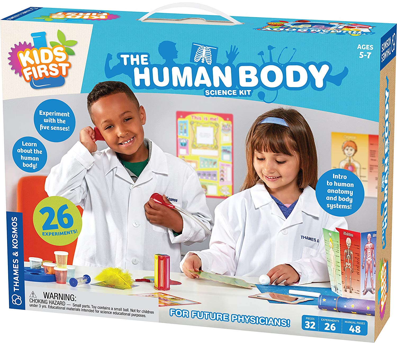 Thames & Kosmos, Kids First: First Human Body, Beginner Educational Science & Anatomy Kit, Fun for Kids Ages 5-7