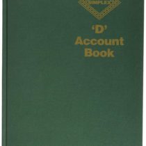 Simplex D Accounts Book - Green