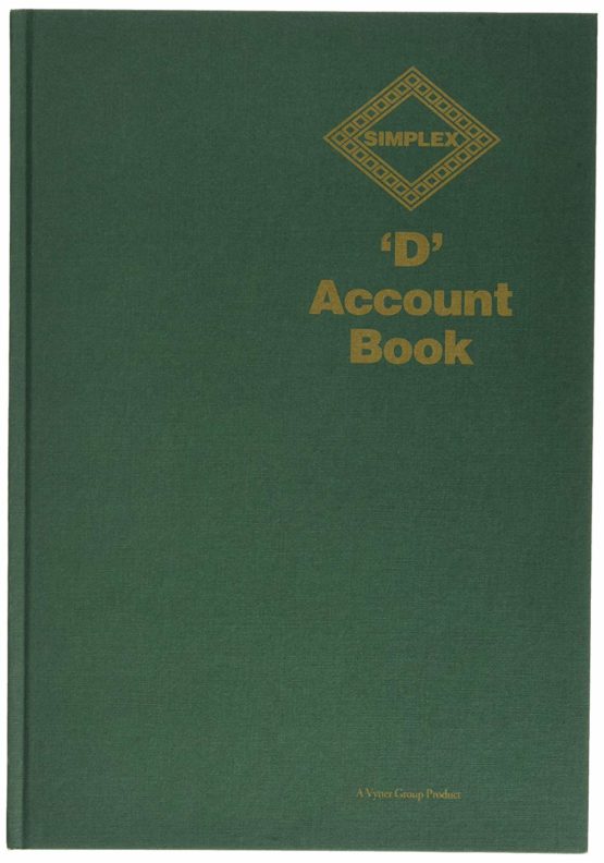 Simplex D Accounts Book - Green