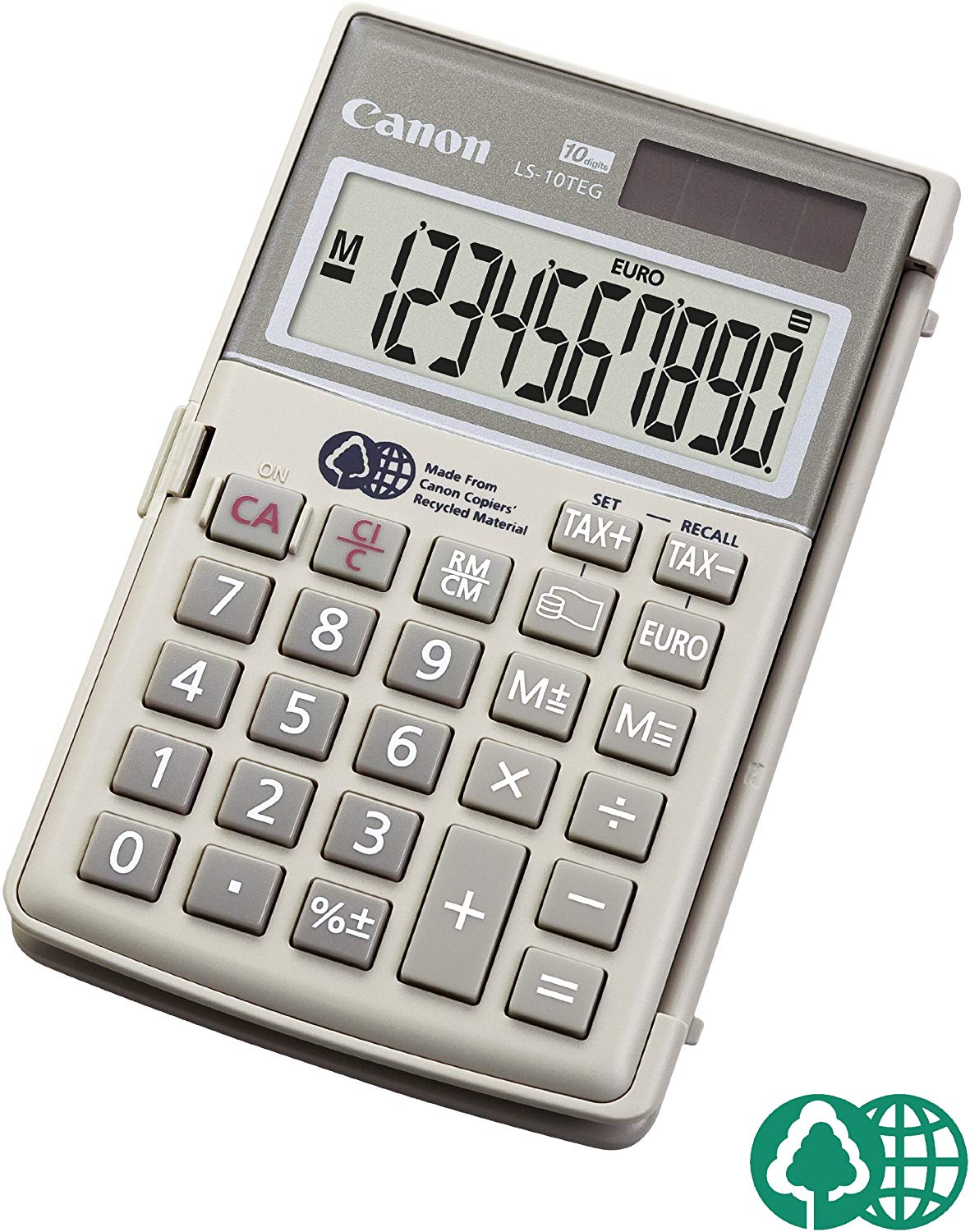 Canon LS-10TEG Calculator - Compact calculator with user-friendliness & functionality, Grey - Image 2