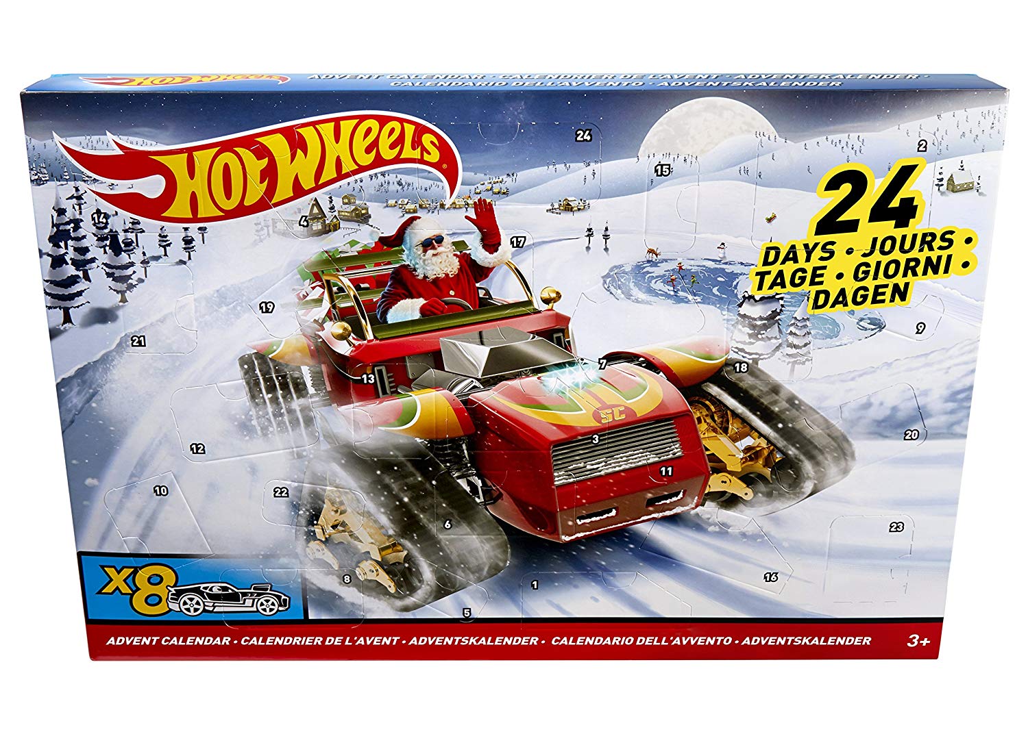 Hot Wheels DXH60 Advent Calendar 2017