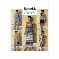 Butterick Pattern 6330 Y,Misses Jacket,Dress and Jumpsuit,Sizes XSM-MED, Y (X Small-Medium)