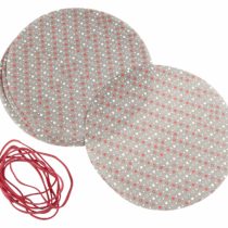 Dr. Oetker 3220 Doilies Set and Elastics, Paper, Brown/White/Red, 16 x 16 x 0.1 cm, Pack of 8