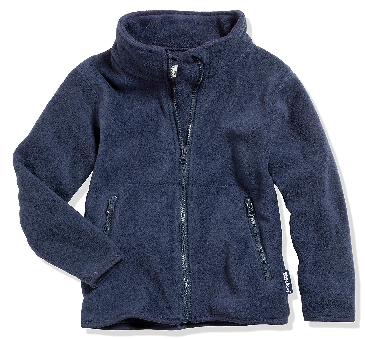 Playshoes Boy's Kids Warm Fleece Zipper Long Sleeve Jacket, Blue (Navy), 5-6 Years (Manufacturer size :116 cm)