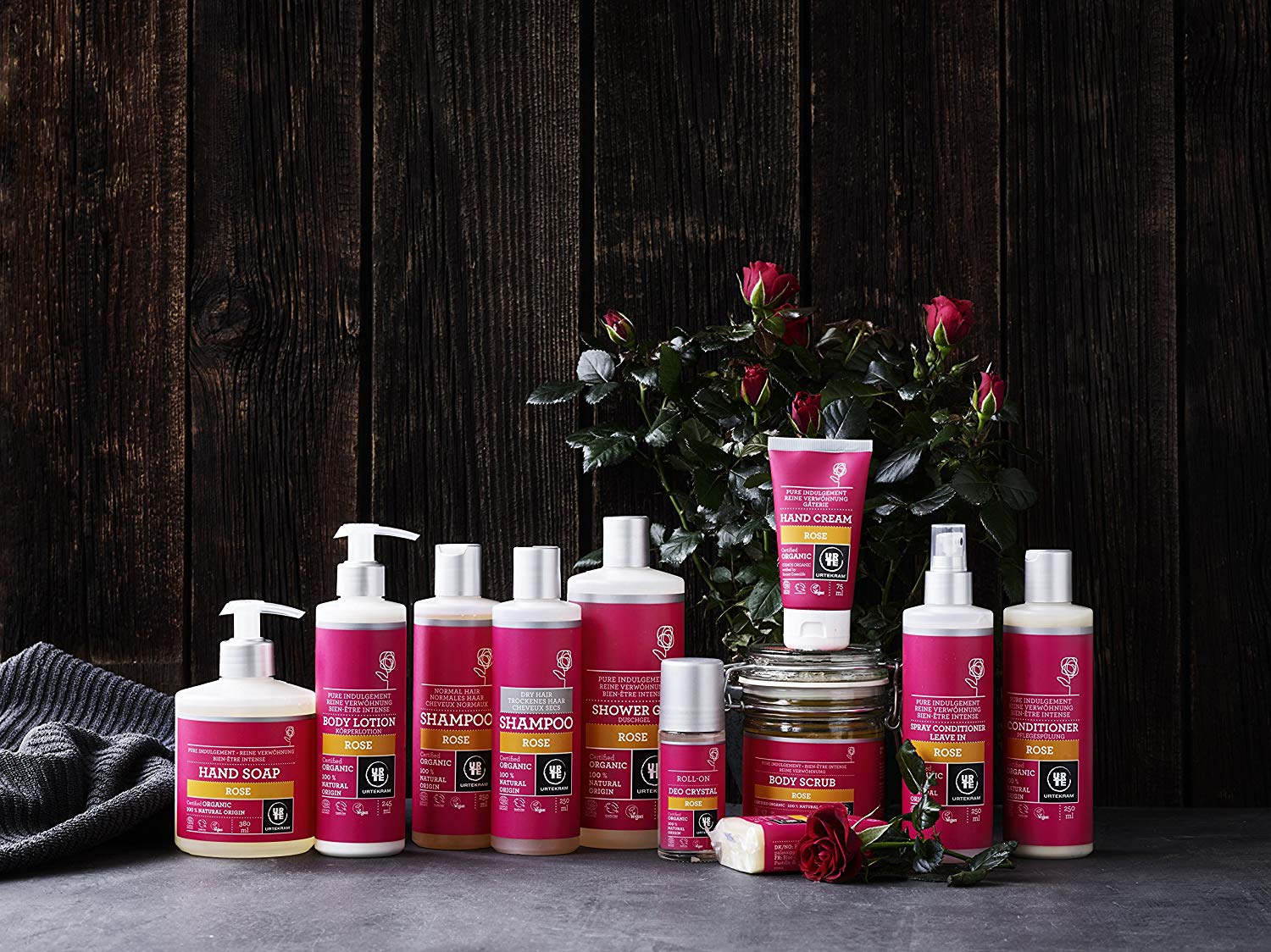Urtekram - Urtekram Moisturizing Rose Shampoo for Normal Hair - 500ml, 500 ml (Pack of 1) - Image 2