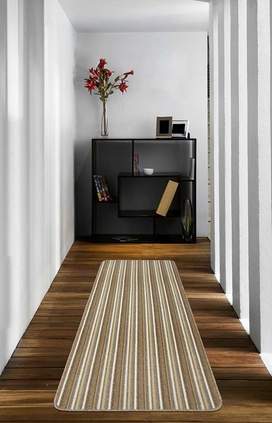 Dandy by William Armes, Ios Stripe Indoor Washable Runner, Cream, 180 x 67 - Image 4