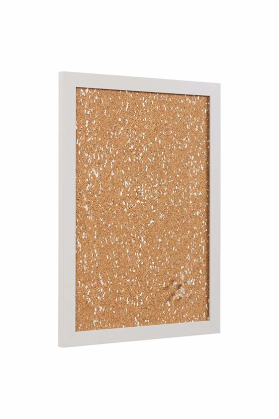 Bi-Office Cork Memo Board B & W with White EVA Inserts White MDF Picture Frame 60 x 45 cm - Image 4