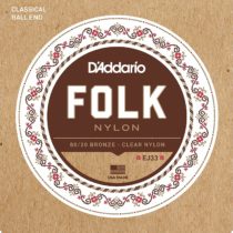 D'Addario EJ33 Folk Nylon Normal (.028-.045) Ball End Folk Guitar Strings