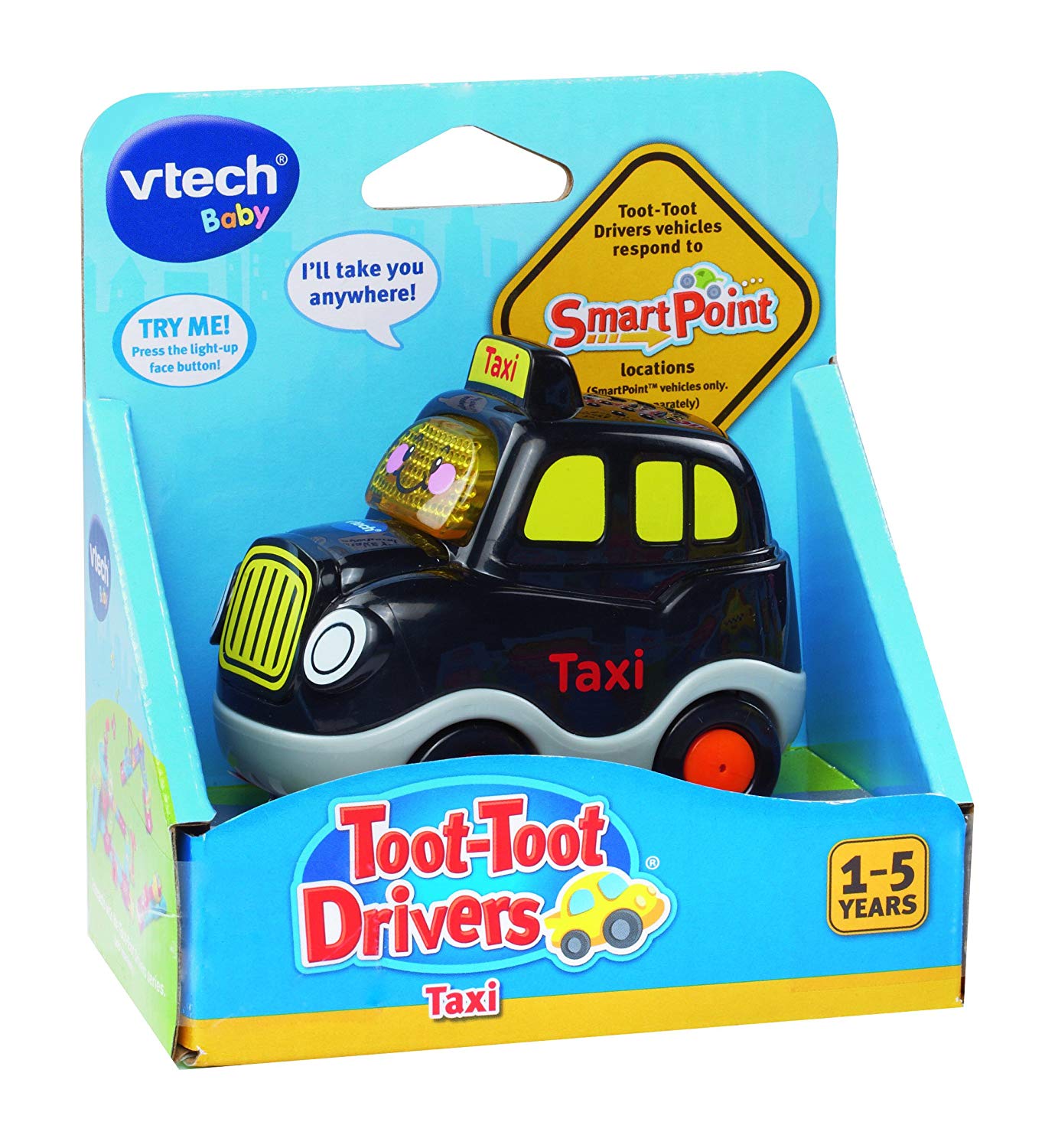 Vtech Toot-Toot Drivers Taxi, Black, Small - Image 4