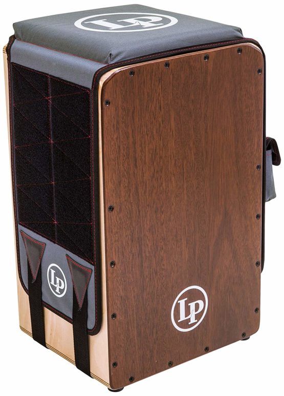 LP Latin Percussion Cajón Saddle LP-CJS Sattel, gepolsterte Sitzfläche und Seitentaschen