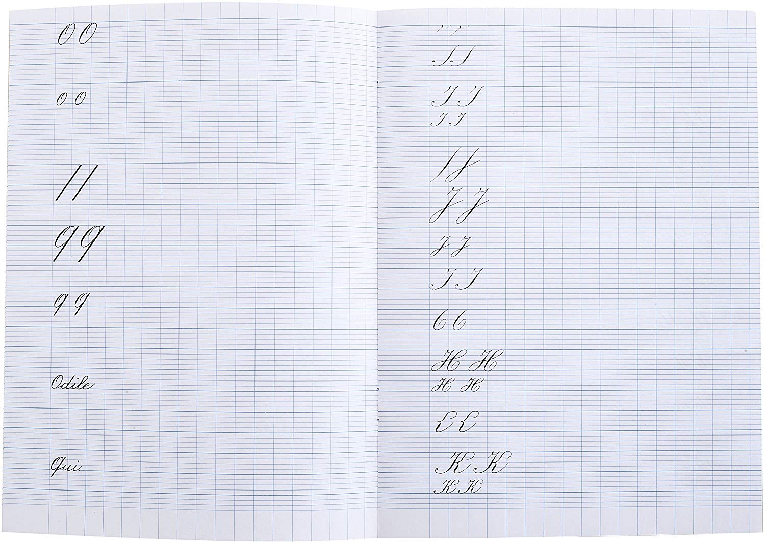 Jacques Herbin 90100T- One Calligraphy Exercise Book, 16 Pages, 16,5cm x 22,5cm, Writing Copy Book, Manufactured in France - Image 2