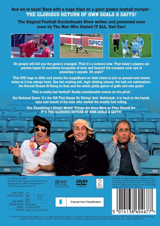 Danny Baker: The Glorious Return Of Own Goals And Gaffs [DVD] - Image 3